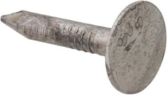 Value Collection - 11 Gauge, 3/4" OAL Roofing Nails - Ring Shank, Grade 2 Steel, Galvanized Finish - Makers Industrial Supply