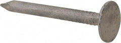 Value Collection - 11 Gauge, 1-1/4" OAL Roofing Nails - Ring Shank, Grade 2 Steel, Galvanized Finish - Makers Industrial Supply