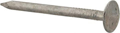 Value Collection - 11 Gauge, 1-3/4" OAL Roofing Nails - Ring Shank, Grade 2 Steel, Galvanized Finish - Makers Industrial Supply