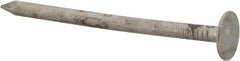 Value Collection - 11 Gauge, 2" OAL Roofing Nails - Ring Shank, Grade 2 Steel, Galvanized Finish - Makers Industrial Supply