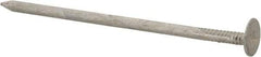 Value Collection - 11 Gauge, 3" OAL Roofing Nails - Ring Shank, Grade 2 Steel, Galvanized Finish - Makers Industrial Supply