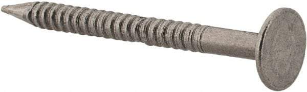 Value Collection - 13 Gauge, 1-1/4" OAL Underlayment Nails - Annular Thread Shank, Grade 2 Steel, Uncoated - Makers Industrial Supply