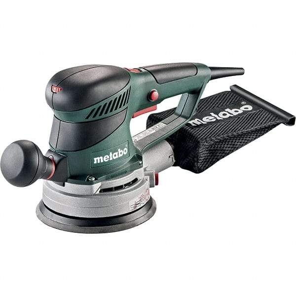 Metabo - 6 Inch Pad, 8,400 to 22,000 OPM, Electric Orbital Sander - Round, Right Angle Sander, 3.4 Amps - Makers Industrial Supply