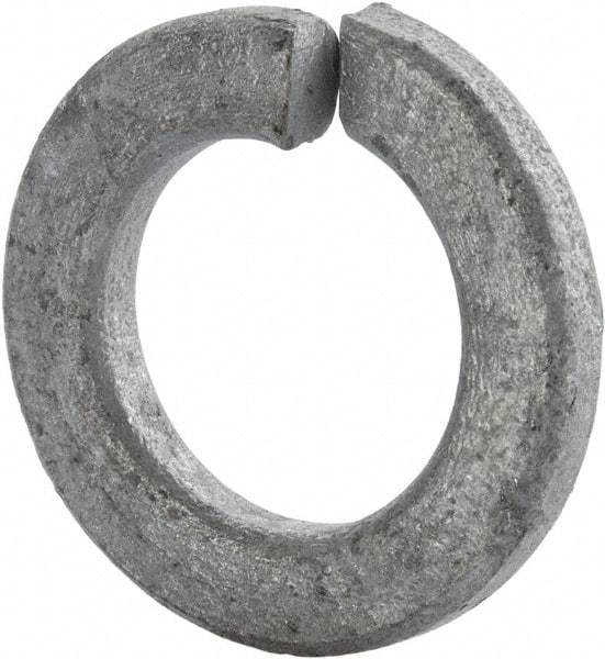 Value Collection - 3/4", 0.636" ID, 0.156" Thick Split Lock Washer - Steel, Hot Dipped Galvanized Finish, 0.636" Min ID, 0.641" Max ID, 1.073" Min OD, 1.079" Max OD - Makers Industrial Supply