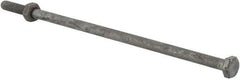 Value Collection - 1/4-20 Thread, 7" Length Under Head, Steel Hex Head Bolt - Hot Dipped Galvanized Coated, 7/16" Hex, ANSI/ASME B18.2.2 & ASME B18.2.1, Grade 2 - Makers Industrial Supply