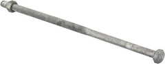 Value Collection - 3/8-16 Thread, 10" Length Under Head, Steel Hex Head Bolt - Hot Dipped Galvanized Coated, 9/16" Hex, ANSI/ASME B18.2.2 & ASME B18.2.1, Grade 2 - Makers Industrial Supply