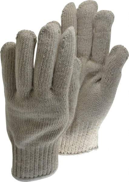 PRO-SAFE - Size L (9) Cotton/Polyester General Protection Work Gloves - For General Purpose, Uncoated, Knit Wrist Cuff, Full Fingered, White, Paired - Makers Industrial Supply