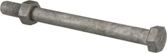 Value Collection - 1/2-13 Thread, 6" Length Under Head, Steel Hex Head Bolt - Hot Dipped Galvanized Coated, 3/4" Hex, UNC Thread, ANSI/ASME B18.2.2 & ASME B18.2.1, Grade 2 - Makers Industrial Supply