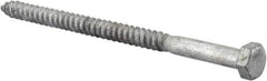 Value Collection - 5/16" Screw, 5" Length Under Head, Steel, Hex Head Lag Screw - Hot Dipped Galvanized, AISI 1006, ASME B18.2.1 Fastner, Grade 1006-1022 - Makers Industrial Supply