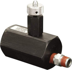 Enerpac - 1.94 GPM 3/8-18 Inlet Steel Hydraulic Control Valve - 10,000 psi, 2-1/4" Wide x 3-1/2" Long - Makers Industrial Supply