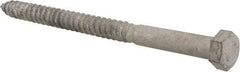 Value Collection - 1/2" Screw, 7" Length Under Head, Steel, Hex Head Lag Screw - Hot Dipped Galvanized, AISI 1006, ASME B18.2.1 Fastner, Grade 1006-1022 - Makers Industrial Supply