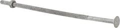 Value Collection - 1/4-20 UNC 8" Length Under Head, Standard Square Neck, Carriage Bolt - 1006-1050 Steel, Galvanized Zinc-Plated Finish - Makers Industrial Supply