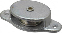 Value Collection - Single Side Side Mount Guidance Pulley - Sheave, 1-1/8 Inch Outside Diameter, Fibrous Rope, 1/4 Inch Diameter, 0.157 Inch to 0.168 Inch Mounting Hole Diameter Malleable Iron, Galvanized Finish - Makers Industrial Supply