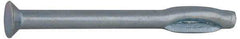 Value Collection - 1/4" Diam, 1/4" Drill, 3" OAL, 1-1/4" Min Embedment Split-Drive Concrete Anchor - Steel, Zinc-Plated Finish, Flat Head - Makers Industrial Supply