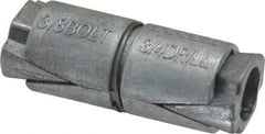 Value Collection - 3/8" Diam, 3/4" Drill, 1-1/2" OAL, Double Expansion Concrete Anchor - Zinc - Makers Industrial Supply