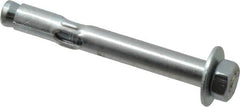 Value Collection - 5/16" Diam, 5/16" Drill, 2-1/2" OAL, Sleeve Concrete Anchor - Steel, Zinc-Plated Finish, Hex Nut Head, Hex Drive - Makers Industrial Supply