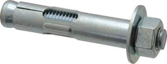 Value Collection - 5/8" Diam, 5/8" Drill, 3" OAL, 2-3/4" Min Embedment Sleeve Concrete Anchor - Steel, Zinc-Plated Finish, Hex Nut Head, Hex Drive - Makers Industrial Supply