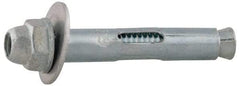 Value Collection - 1/4" Diam, 1/4" Drill, 5/8" OAL, 2-1/8" Min Embedment Sleeve Concrete Anchor - Steel, Zinc-Plated Finish, Acorn Nut Head - Makers Industrial Supply