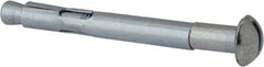 Value Collection - 3/8" Diam, 3/8" Drill, 3-15/16" OAL, 3-3/8" Min Embedment Sleeve Concrete Anchor - Steel, Zinc-Plated Finish, Round Head - Makers Industrial Supply