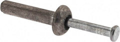 Value Collection - 3/16" Diam, 3/16" Drill, 7/8" OAL, 2-3/4" Min Embedment Hammer Drive Concrete Anchor - Zamac Alloy, Zinc-Plated Finish, Mushroom Head - Makers Industrial Supply