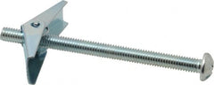 Value Collection - 3/8" Screw, 3/8" Diam, 5" Long, Toggle Bolt Drywall & Hollow Wall Anchor - 3/8" Drill, Zinc Plated, Steel, Use in Concrete, & Masonry, Hollow Tile, Plaster & Wallboard - Makers Industrial Supply