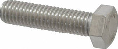 Value Collection - 1/2-13 UNC, 2" Length Under Head Hex Head Cap Screw - Fully Threaded, Grade 18-8 Stainless Steel, 3/4" Hex - Makers Industrial Supply