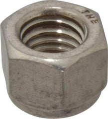 Value Collection - 1/2-13 UNC 18-8 Hex Lock Nut with Nylon Insert - 3/4" Width Across Flats, 39/64" High - Makers Industrial Supply