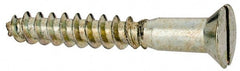 Value Collection - #9, 1-1/4" OAL, Slotted Drive, Flat Head Wood Screw - Makers Industrial Supply