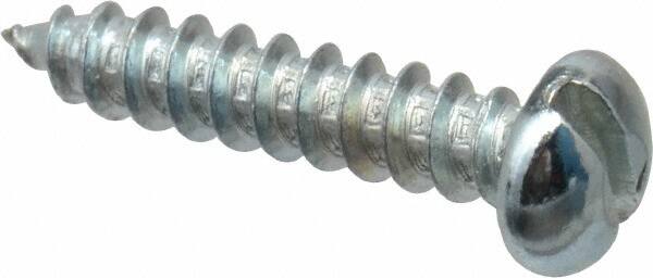 Value Collection - #6, 3/4" Length Under Head, Slotted Drive, Round Head Wood Screw - Makers Industrial Supply