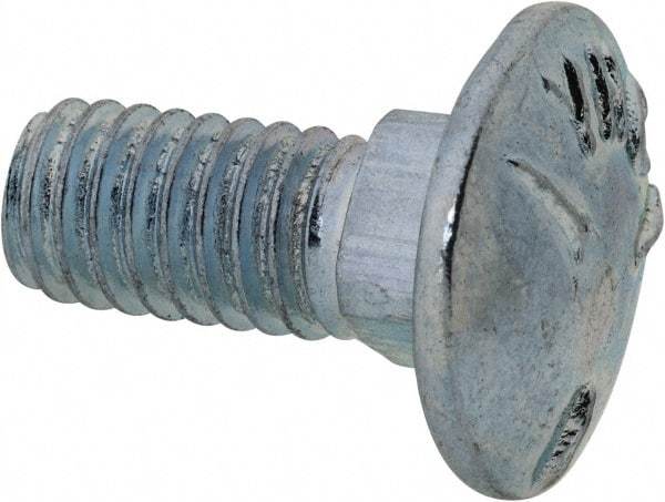 Value Collection - 5/16-18 UNC 3/4" Length Under Head, Standard Square Neck, Carriage Bolt - Grade 5 Steel, Zinc-Plated Clear Chromate Finish - Makers Industrial Supply