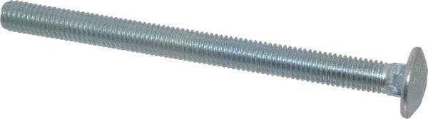 Value Collection - 1/2-13 UNC 6-1/2" Length Under Head, Standard Square Neck, Carriage Bolt - Grade 2 Steel, Zinc-Plated Finish - Makers Industrial Supply