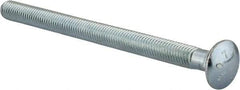 Value Collection - 1/2-13 UNC 7" Length Under Head, Standard Square Neck, Carriage Bolt - Grade 2 Steel, Zinc-Plated Finish - Makers Industrial Supply