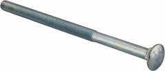 Value Collection - 1/2-13 UNC 9" Length Under Head, Standard Square Neck, Carriage Bolt - Grade 2 Steel, Zinc-Plated Finish - Makers Industrial Supply