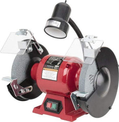 Sunex Tools - 8" Wheel Diam, 3/4 hp Grinder - 5/8" Arbor Hole Diam, 3,450 Max RPM, 115 Volts - Makers Industrial Supply