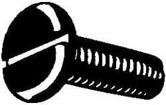 Value Collection - 1/4-20 UNC 1" Length Under Head Slotted Thread Cutting Screw - Makers Industrial Supply