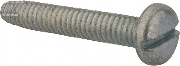 Value Collection - 1/4-20 UNC 1-1/2" Length Under Head Slotted Thread Cutting Screw - Makers Industrial Supply