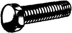 Value Collection - 3/8-16 UNC Thread, 1-1/4" Length Under Head, Hex Drive Steel Thread Cutting Screw - Hex Head, Grade 2, Point Type F, Zinc-Plated Finish - Makers Industrial Supply