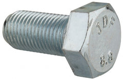 Value Collection - M12x1.25mm Metric Fine, 25mm Length Under Head Hex Head Cap Screw - Makers Industrial Supply