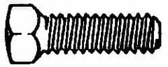 Value Collection - 5/16-18 UNC, 1-1/2" Length Under Head, Cup Point Set Screw - Grade 18-8 Stainless Steel - Makers Industrial Supply