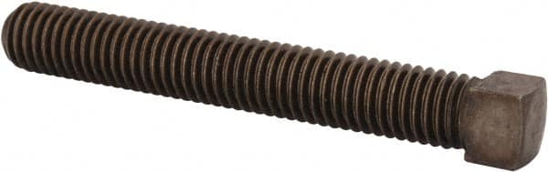 Value Collection - 1/2-13 UNC, 3-1/2" Length Under Head, Cup Point Set Screw - Grade 2 Steel - Makers Industrial Supply