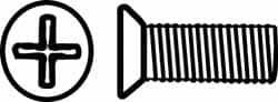 Value Collection - M6x1.00 Metric Coarse, 60mm OAL Phillips Drive Machine Screw - Flat Head, Grade 18-8 & A2 Stainless Steel, Uncoated, Without Washer - Makers Industrial Supply