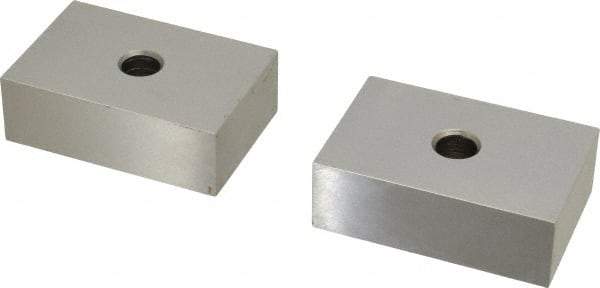 Suburban Tool - 0.0001 Squareness Per Inch, Hardened Steel, 1-2-3 Block with 1 Hole Setup Block - 3/8 - 16 Inch Tapped Hole Size, Sold As Matched Pair - Makers Industrial Supply