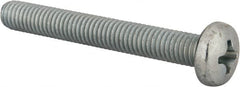 Value Collection - 3/8-16 UNC, 3" Length Under Head Phillips Drive Machine Screw - Pan Head, Grade J82 Steel, Zinc-Plated Finish, Without Washer - Makers Industrial Supply