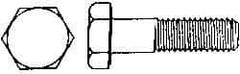 Value Collection - M24x3.00mm Metric Coarse, 140mm Length Under Head Hex Head Cap Screw - Partially Threaded, Grade 18-8 & Austenitic A2 Stainless Steel, Uncoated, 36mm Hex - Makers Industrial Supply