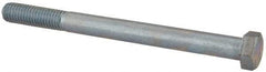 Value Collection - 1/2-13 UNC, 6" Length Under Head Hex Head Cap Screw - Partially Threaded, Grade 2 Steel, Zinc-Plated Finish, 3/4" Hex - Makers Industrial Supply