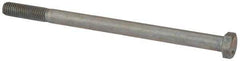 Value Collection - 1/2-13 UNC, 8" Length Under Head Hex Head Cap Screw - Partially Threaded, Grade 2 Steel, Zinc-Plated Finish, 3/4" Hex - Makers Industrial Supply