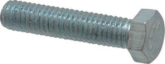 Value Collection - 3/8-16 UNC, 1-3/4" Length Under Head Hex Head Cap Screw - Fully Threaded, Grade 2 Steel, Zinc-Plated Finish, 9/16" Hex - Makers Industrial Supply