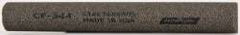 Norton - 4" Long x 1/2" Diam Aluminum Oxide Sharpening Stone - Half Round, Coarse Grade - Makers Industrial Supply