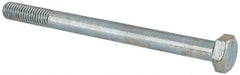 Value Collection - M8x1.25mm Metric Coarse, 100mm Length Under Head Hex Head Cap Screw - Partially Threaded, Grade 8.8 Steel, Zinc-Plated Finish, 13mm Hex - Makers Industrial Supply