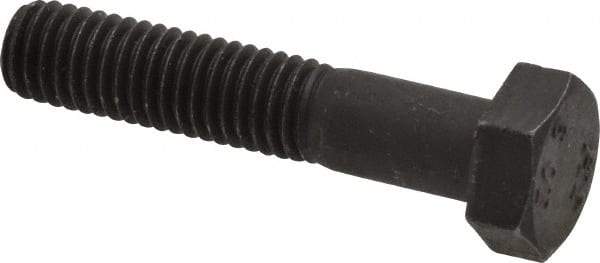 Value Collection - M8x1.25mm Metric Coarse, 40mm Length Under Head Hex Head Cap Screw - Partially Threaded, Grade 10.9 Steel, Black Oxide Finish, 13mm Hex - Makers Industrial Supply